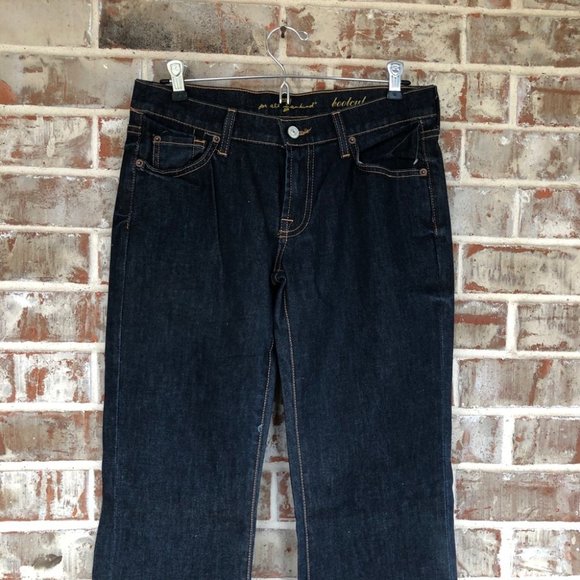 NWOT 7 For All Mankind Dark Rinse Bootcut Jeans 28 - Picture 7 of 11